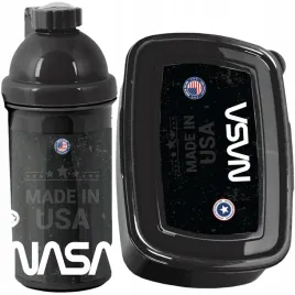 bidon-sniadaniowka-nasa-kosmiczny-zestaw-czarny