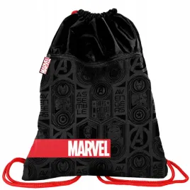 czarny-worek-marvel-na-kapcie-obuwie-wf-2-komorowy