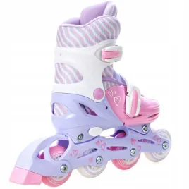 rolki-raven-loret-regulowane-lila-pink-led-34-37