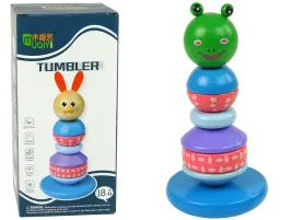 dla-dzieci-drewniana-piramidka-zaba-zielona