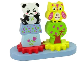 dla-dzieci-drewniane-zwierzatka-panda-kola-zebate