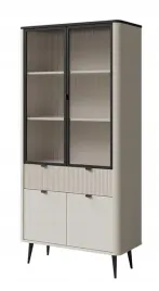 witryna-90-191-40-cm-polki-szuflady-kaszmir-szary-kamien