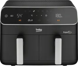frytkownica-beztluszczowa-beko-frl5388b-2400w-dwie-komory-timer-lcd-czarna