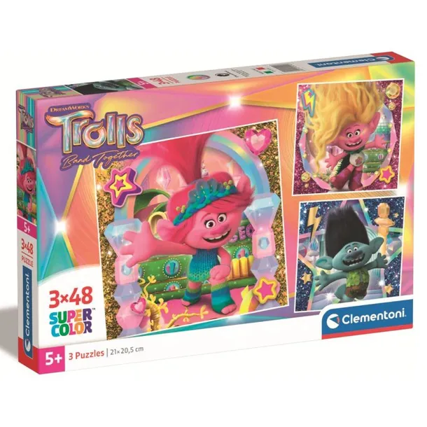 puzzle-3x48-super-kolor-trolls-3-bohater-brak