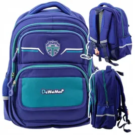 plecak-szkolny-dla-dzieci-granatowo-zielony-20l-38cm-pas-piersiowy-7-kiesze