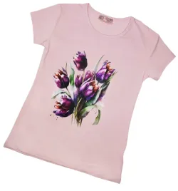 t-shirt-koszulka-dla-dziewczynki-tulipany-roz-bawelna-r-128