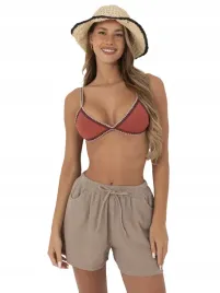 spodenki-damskie-muslinowe-szorty-materialowe-z-kieszeniami