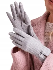 klasyczne-skorzane-rekawiczki-damskie-zimowe-w-kratke