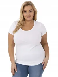 gladki-klasyczny-t-shirt-damski-dopasowany-plus-size