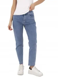 spodnie-jeansowe-damskie-mom-stretch-jeansy-ze-zwezanymi-nogawkami