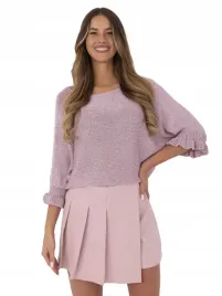 eleganckie-gladkie-spodnico-spodenki-z-wysokim-stanem-wizytowe