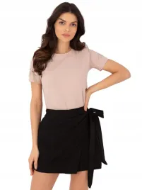 dopasowany-t-shirt-damski-gladki-bawelniany-koszulka