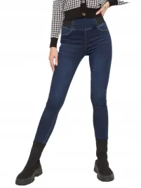spodnie-jeansowe-jeansy-jegginsy-damskie-xs