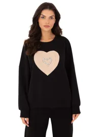 wygodna-bluza-damska-bez-kaptura-z-aplikacja-w-ksztalcie-serca