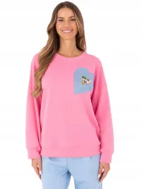 ciepla-wygodna-bluza-damska-bez-kaptura-z-aplikacja-w-ksztalcie-serca