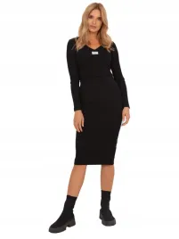 dopasowana-spodnica-dzianinowa-damska-prazkowana-olowkowa-midi