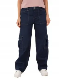 spodnie-jeansowe-proste-damskie-jeansy-typu-cargo