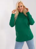 milutki-sweter-plus-size-damski-z-polgolfem-kolor-zielony