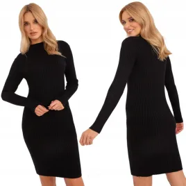 prazkowana-olowkowa-sukienka-kobieca-dzianinowa