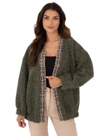 sweter-damski-kardigan-narzutka-z-lamowka