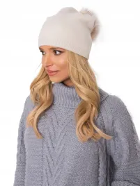 czapka-zimowa-damska-beanie-z-pomponem-welna