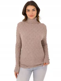 sweter-golf-damski-dopasowany-w-azurowy-wzor