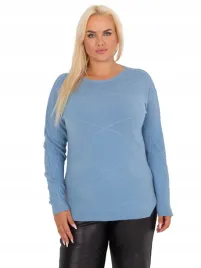 klasyczny-sweter-plus-size-damski-ze-sciagaczami