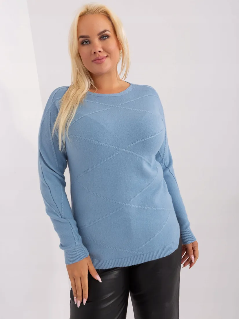 klasyczny-sweter-plus-size-damski-ze-sciagaczami-stan-nowy