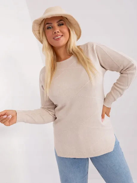 klasyczny-sweter-plus-size-damski-ze-sciagaczami-rozmiar-xl-xxl