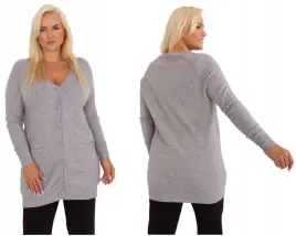 sweter-plus-size-kardigan-damski-rozpinany