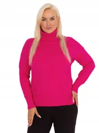 sweter-plus-size-damski-dopasowany-golf-xxl-xxxl