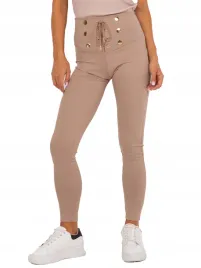 legginsy-damskie-ze-sznurowaniem-gladkie