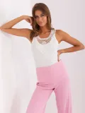 prazkowany-top-damski-boho-koronka-m-stan-nowy