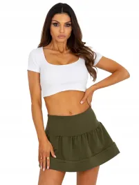 rozkloszowana-spodnica-mini-dresowa-z-falbana-l