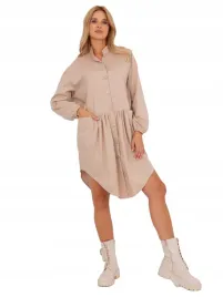 sukienka-damska-oversize-guziki-kolnierzyk-l-xl