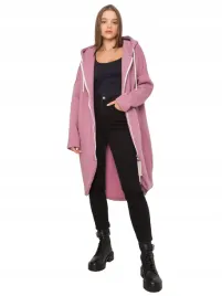 bluza-damska-basic-dluga-rozpinana-z-kapturem-ocieplana