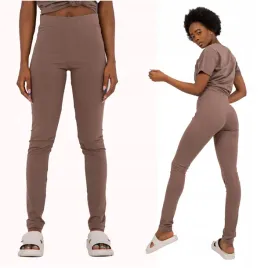 legginsy-damskie-dlugie-sportowe-wysoki-stan-gladkie