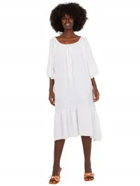 sukienka-damska-oversize-z-falbana-gladka