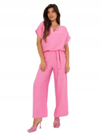 komplet-letni-damski-bluzka-casualowa-spodnie-z-paskiem