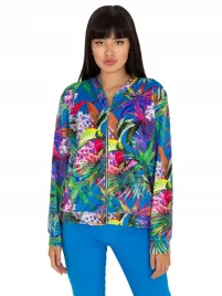 bluza-damska-welurowa-z-nadrukiem-rozpinana-s-m