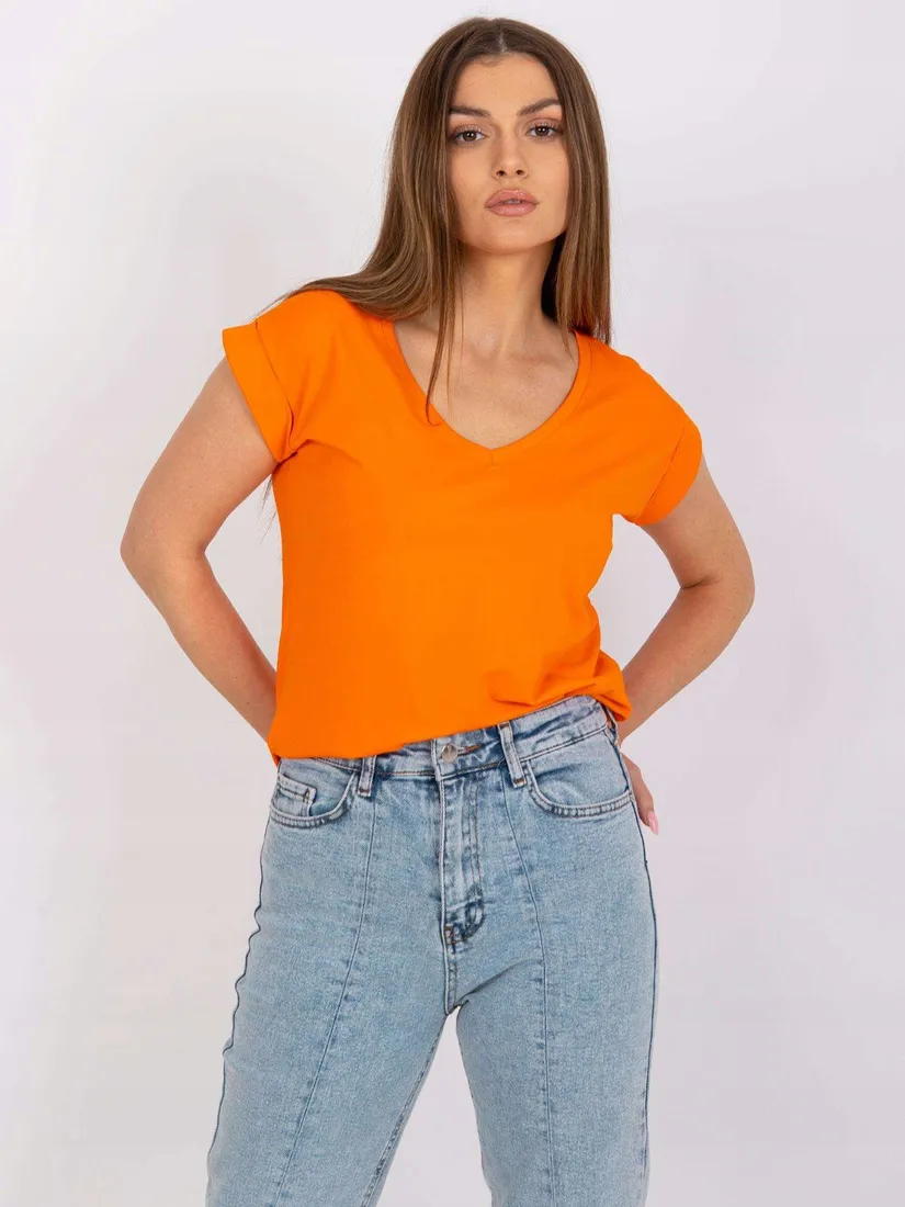 damski-t-shirt-basic-z-dekoltem-w-serek-top-