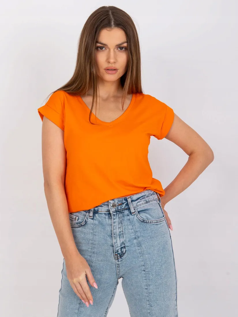 damski-t-shirt-basic-z-dekoltem-w-serek-top-stan-nowy