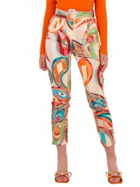 spodnie-damskie-cygaretki-z-paskiem-print