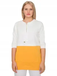 tunika-damska-plus-size-rekaw-3-4-zamek