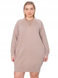 gladka-sukienka-damska-kieszeniami-plus-size-4xl