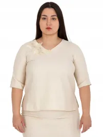 bluzka-damska-z-krotkim-rekawem-plus-size