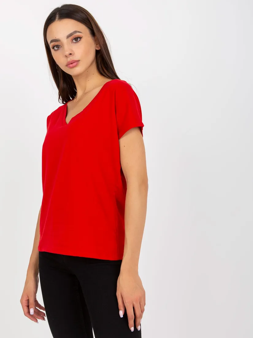damski-t-shirt-basic-z-dekoltem-w-serek-m-stan-nowy