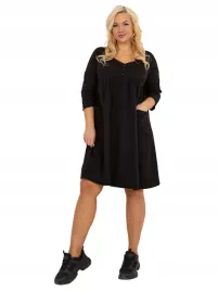sukienka-rozkloszowana-damska-z-guzikami-plus-size
