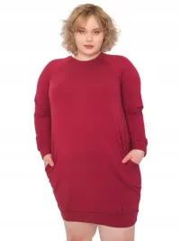 gladka-sukienka-damska-kieszeniami-plus-size-3xl