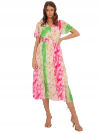 sukienka-z-printem-midi-damska-dekolt-v